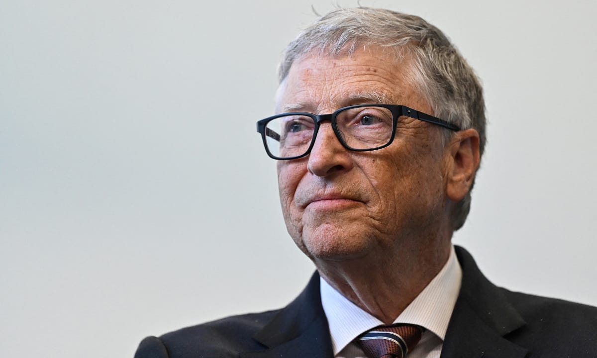 Tỷ phú Bill Gates tại sự kiện ở London