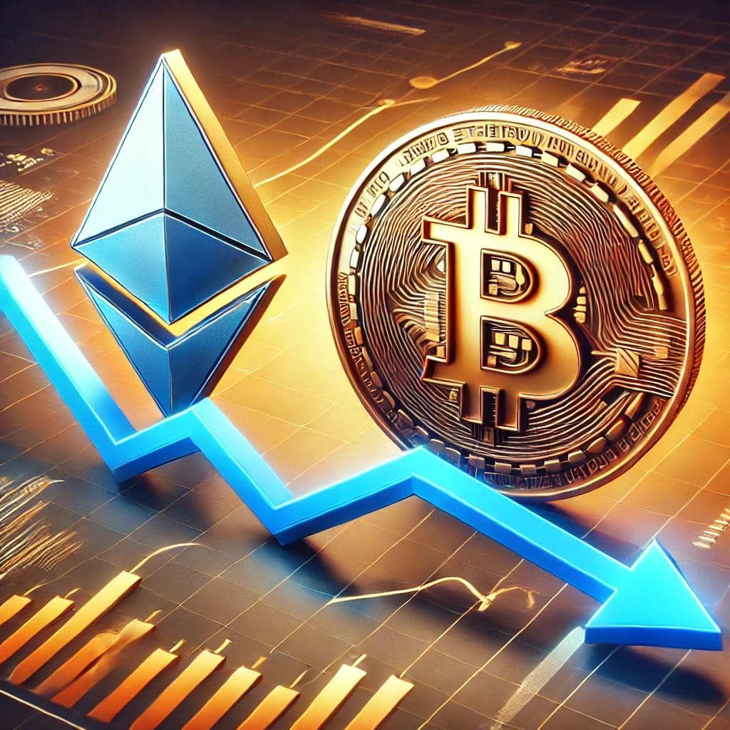 Sự thay đổi trong thế lực của Ethereum và Bitcoin trên thị trường tiền mã hóa