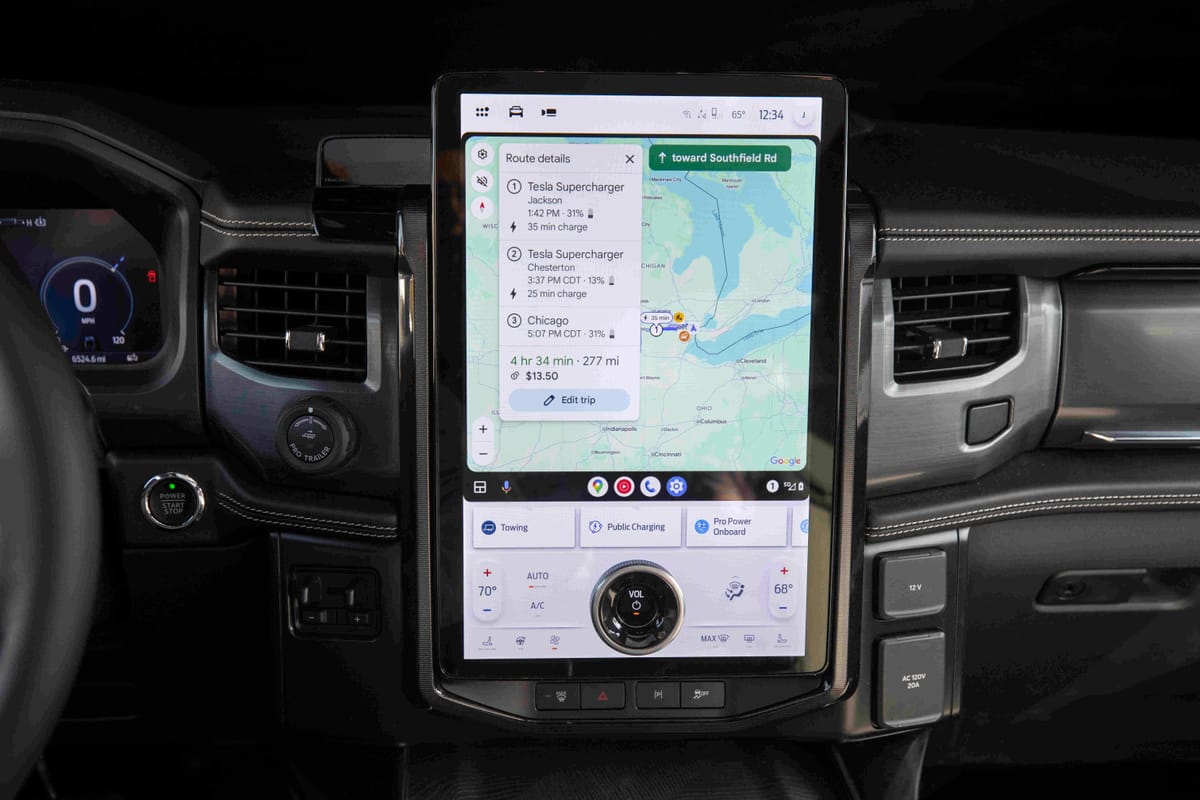 Nâng Cấp Mới Trên Apple Maps Hỗ Trợ Tốt Hơn Cho Xe EV Của Ford