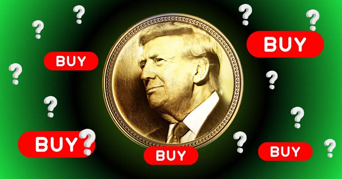 Đồng meme coin TRUMP trên Solana tặng thưởng cho người mua hàng hóa chính hãng của Donald Trump