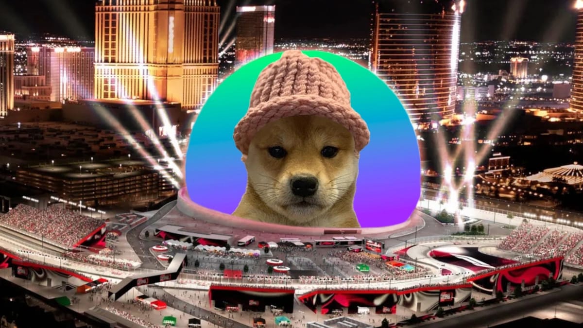 Tranh cãi xoay quanh quảng cáo Dogwifhat trên Las Vegas Sphere