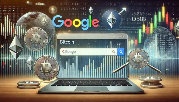 Biểu đồ giá Bitcoin và Ethereum biến mất khỏi kết quả tìm kiếm Google.