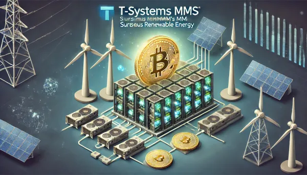 Thí điểm khai thác Bitcoin bằng năng lượng tái tạo dư thừa của T-Systems MMS