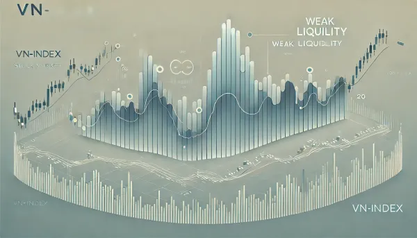 Phiên Giao Dịch Ảm Đạm: VN-Index Dao Động Hẹp, Thanh Khoản Yếu