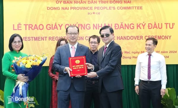 Đồng Nai thu hút 740 triệu USD đầu tư đầu năm 2024!

