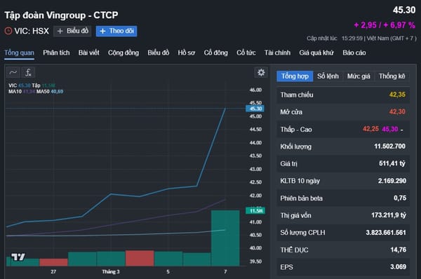 Vingroup tăng trần! 🚀
